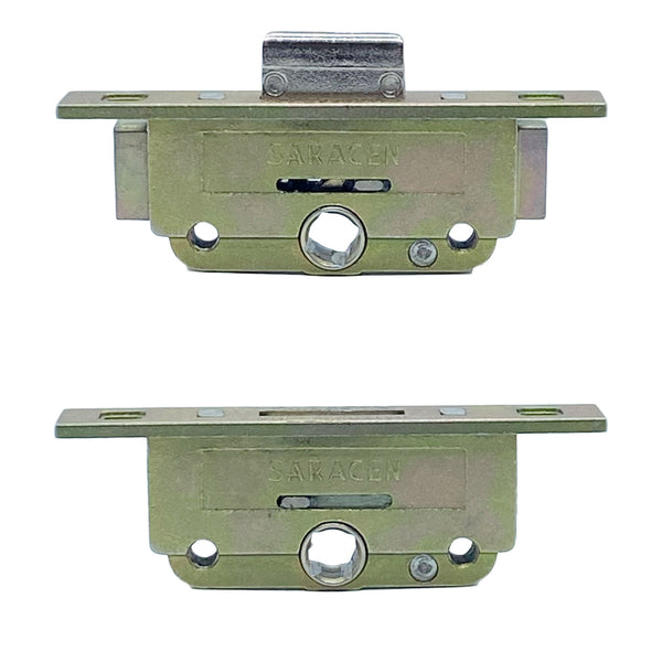 Saracen Window Shoot Bolt Gearbox Lock (Push Fit) - 20m & 22mm Backset