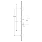 Maco CTS Latch, Deadbolt, 2 Rollers, 2 Hooks - Master French Door Lock Section