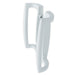 White uPVC Fuhr Sliding Patio Door D Handle 90pz Blank Dummy Handle Plate