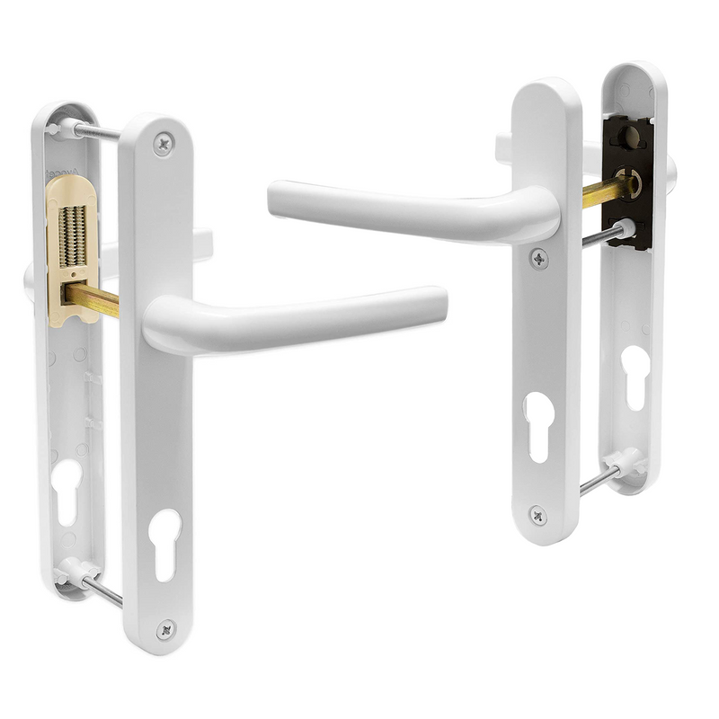UPVC Door Handle Avocet Pioneer Sprung 92mm PZ Double Glazing Pair UPVC Door Handle Avocet Pioneer Sprung 92mm PZ Double Glazing Pair