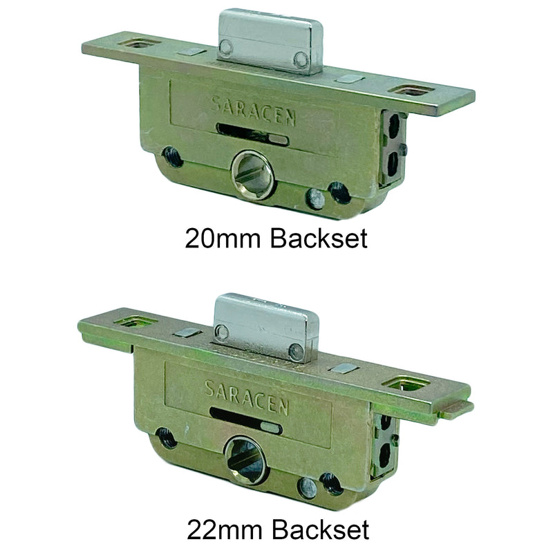 Saracen Window Lock Shoot bolt Deadlock Gearbox Twist Fit UPVC Window Lock 20mm 22mm