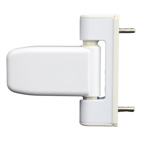 White UPVC Door Flag Hinge Double Glazing Paddock Neon 3d Hinge by Yale