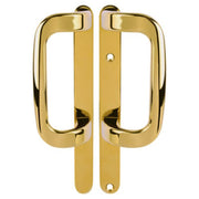 Trojan Sliding Patio Door Handle Non Locking Dummy Set 154mm Fixing Fully Reversible