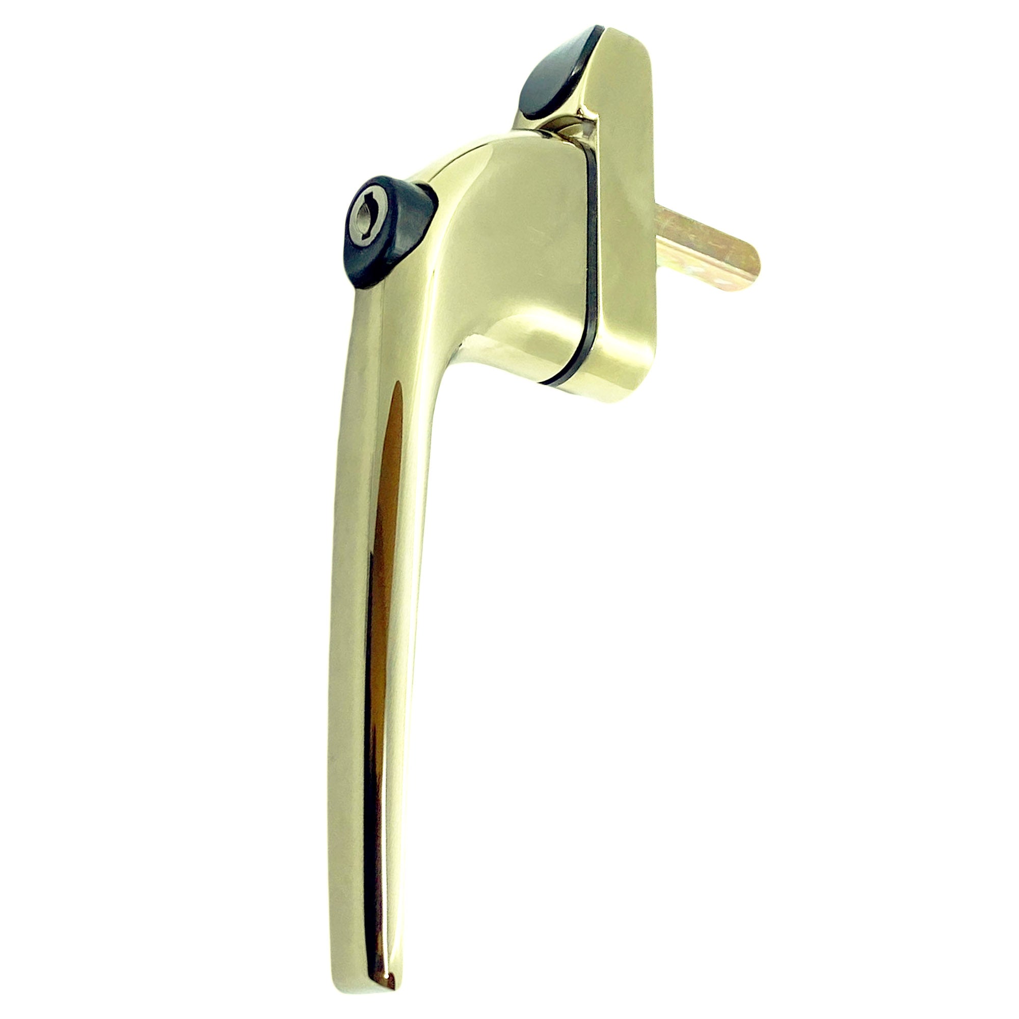 Inline Universal uPVC Gold 30mm Window Handle Double Glazing Locking E ...