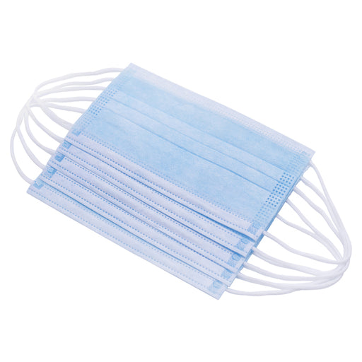 Pack Of 50 3 Three Ply Disposable Face Mask Non Woven
