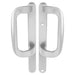 Trojan Sliding Patio Door Handle Non Locking Dummy Set 154mm Fixing Fully Reversible