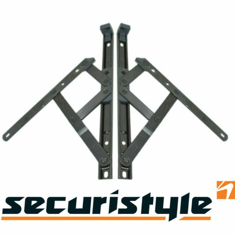 Securistyle Defender Friction Stay Window Hinge 15mm Slim Narrow Width 12 Inch
