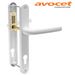 UPVC Door Handle Avocet Pioneer Sprung 92mm PZ Double Glazing Pair Set Patio PVC White 215mm