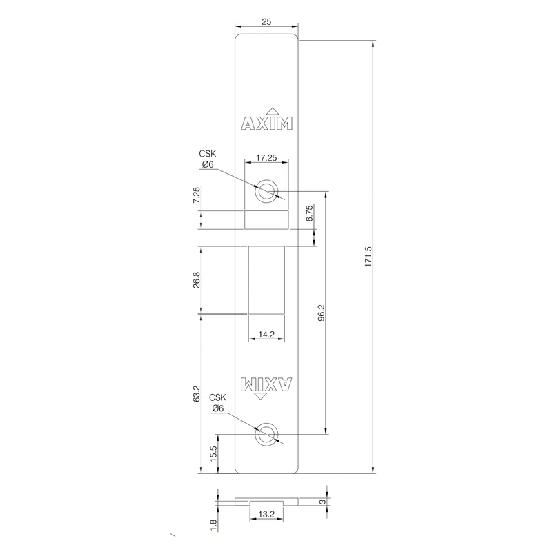 Axim LK2100 Deadlatch Faceplates
