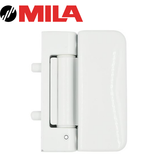 UPVC Double Glazing Door Flag Hinge Adjustable by Mila Evolution White