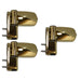 3 x UPVC Double Glazing Door Flag Hinges Adjustable Avocet MT3D Triad Gold