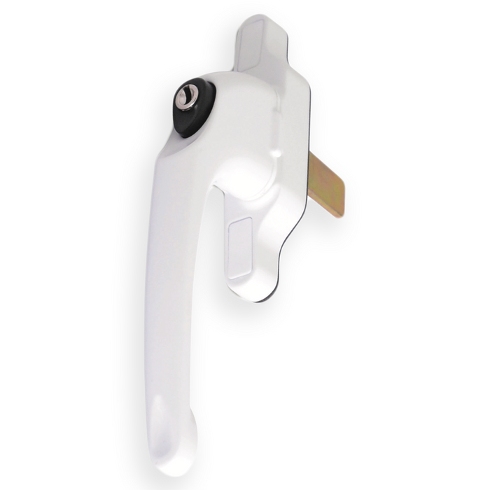 Cadenza Aluminium Window Handle Tongue (spade) Driven White Right / Left Hand