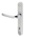 High Security UPVC Door Handle 92mm PZ 211mm PAS24 Secure By Design 2* Kitemark Satin Silver