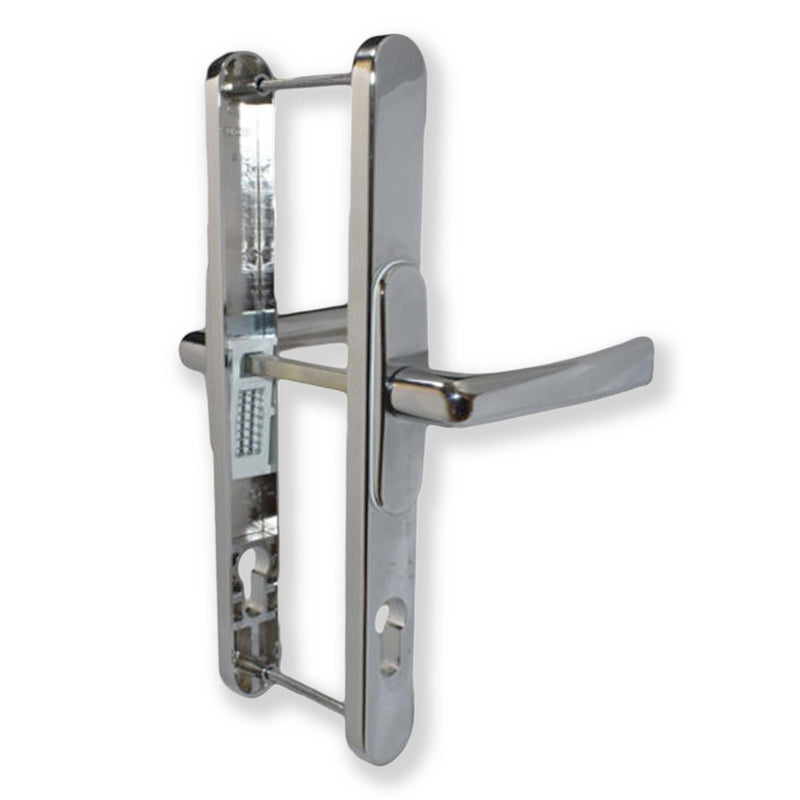 Universal Flexi UPVC Repair Door Handle Set Adjustable 59mm to 96mm Adjustable PZ Centres