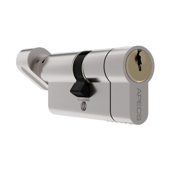 Apecs Euro Cylinder Thumb TurnDoor Lock uPVC Aluminium Timber Door Barrel 6 Pin 5 Keys