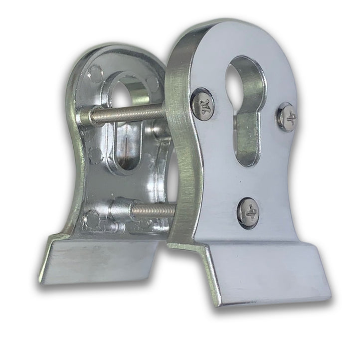 Pair of High Quality cylinder Euro Pull Escutcheon Chrome Gold White Black