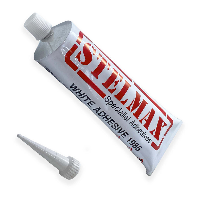 Stelmax 1985 Adhesive PVC Resin & Solvent Based 135g Tube White / Clear