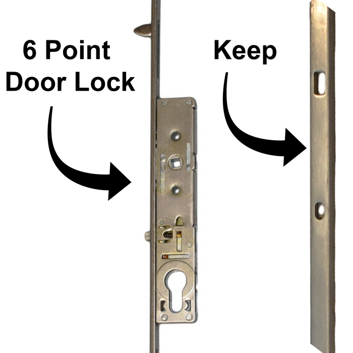 Yale Sliding Patio Door Lock UPVC 6 Point Inline Anti Lift Paddock Mila Fearless