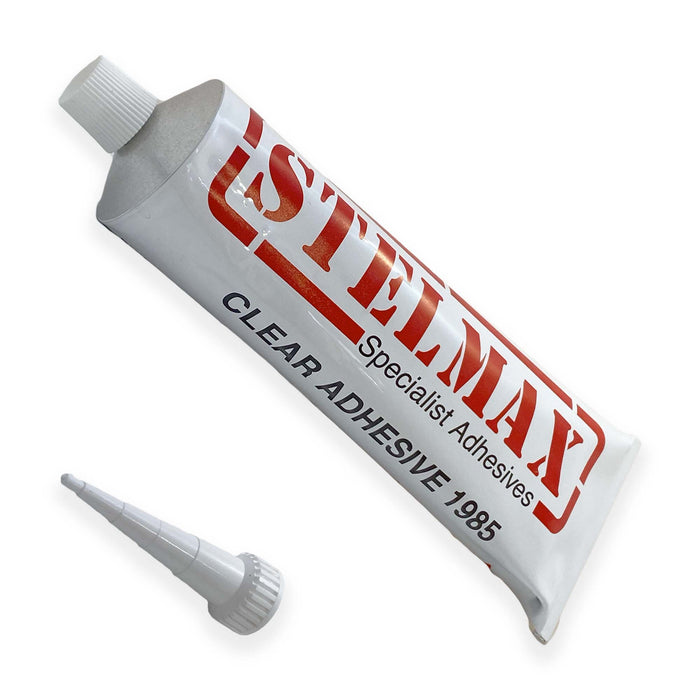 Stelmax 1985 Adhesive PVC Resin & Solvent Based 135g Tube White / Clear
