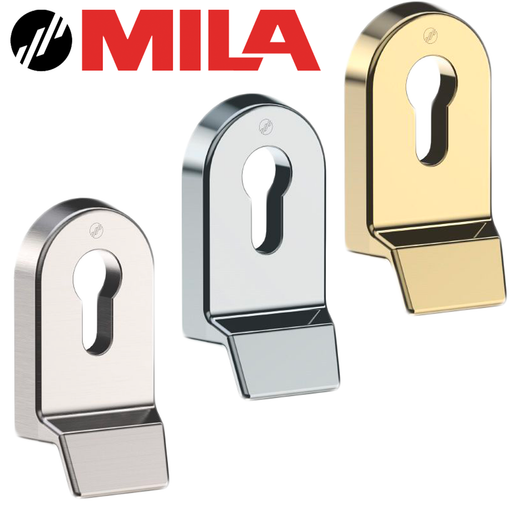Mila Supa High Quality Polished Chrome Finish Euro Door Cylinder Pull