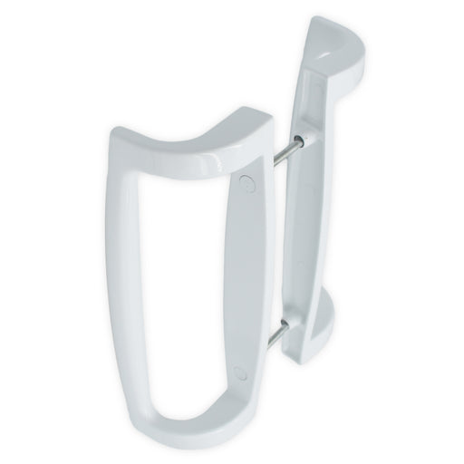 White uPVC Fuhr Sliding Patio Door D Handle 90pz Blank Dummy Handle Plate