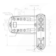 UPVC Door Flag Hinge Avocet ET3D Triad Adjustable For Double Glazing Doors